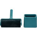 Crums Sweepdock Reusable Hair Remover Roller 7 in Teal with Base - Product view